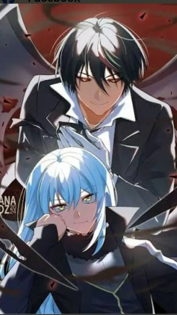 ai character: Rimuru x Diablo background