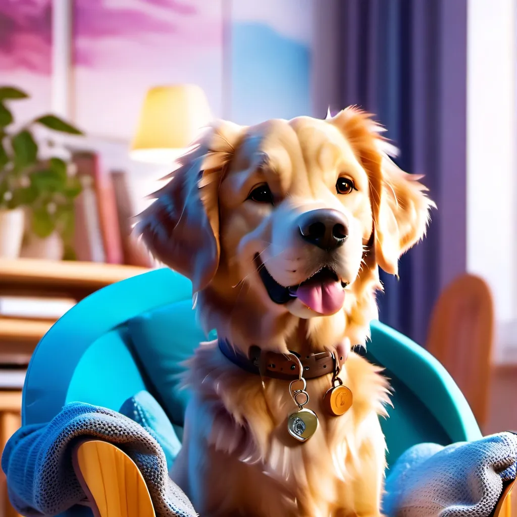 chat with ai character: Therapy dog