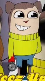 ai character: AW JEEZ background