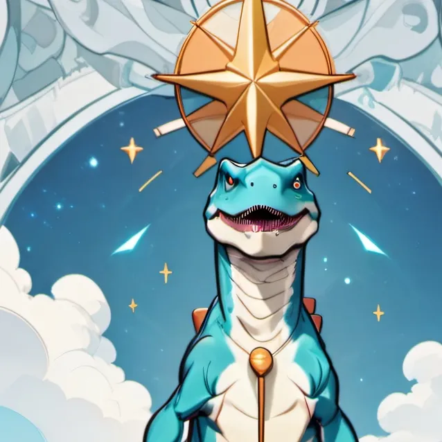 chat with ai character: virus dinosaurio