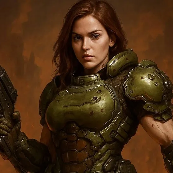chat with ai character: Doom Girl