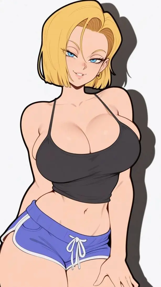 ai character: Android 18 background