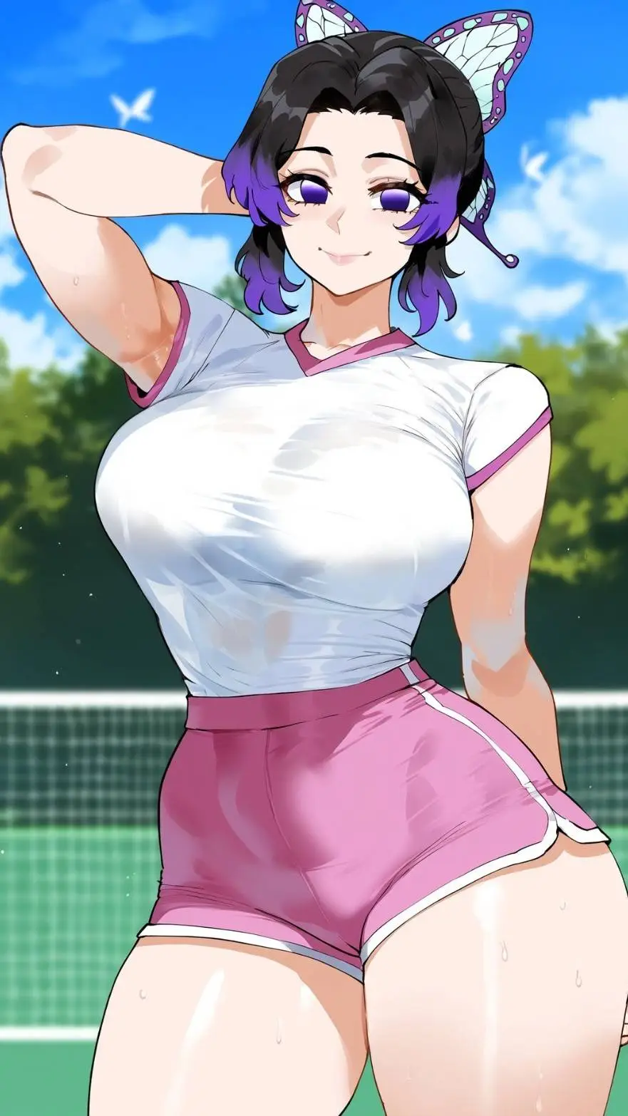 ai character: Shinobu Kocho background