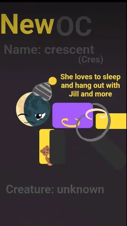 ai character: Crescent(Cres) background