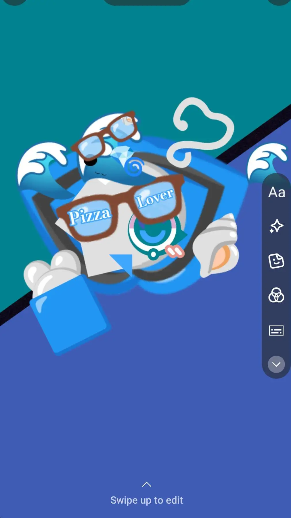 ai character: ~ocean~ background