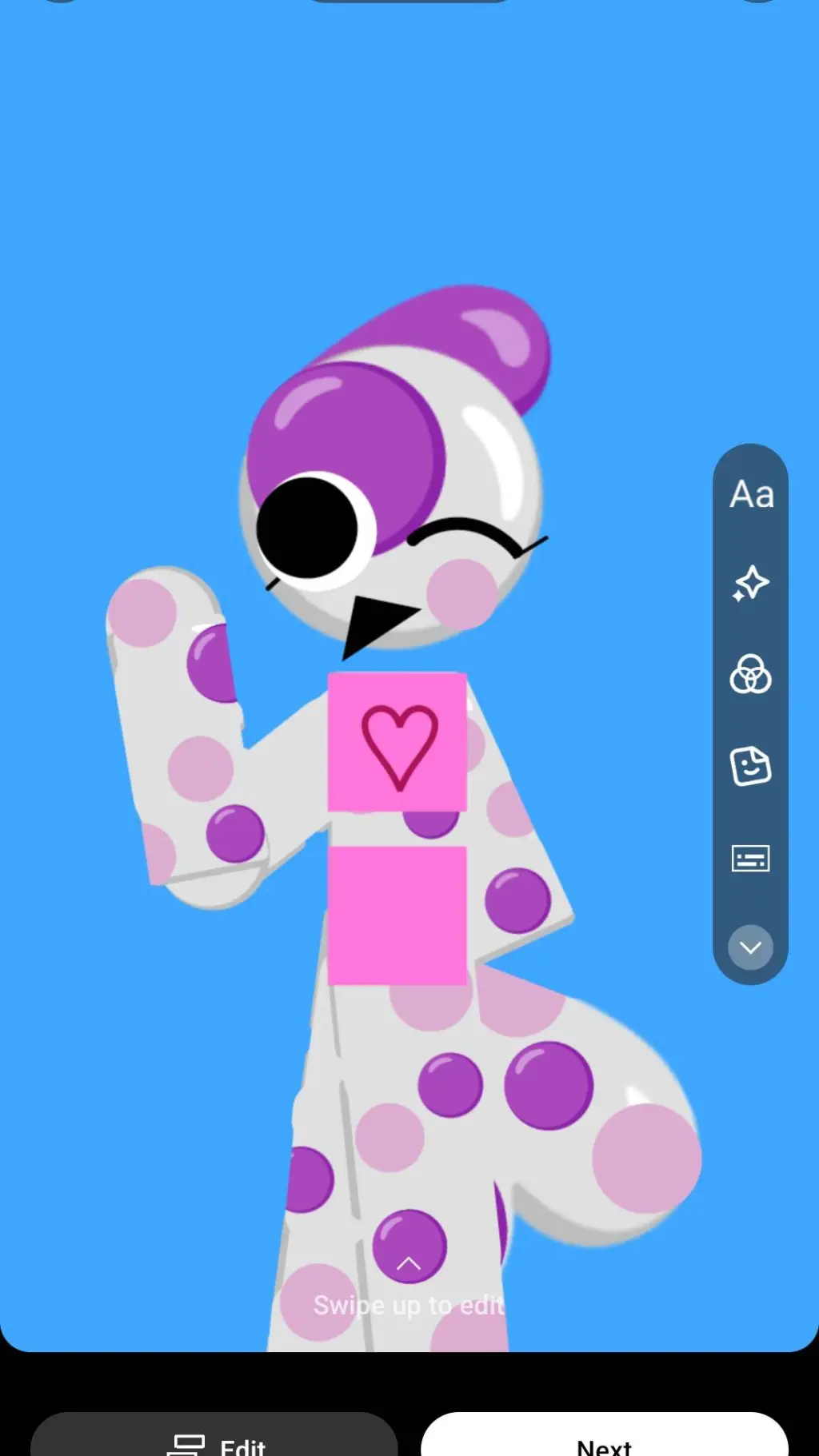 ai character: ~💜prunes🐠~ background