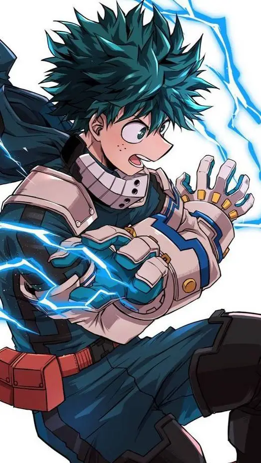 ai character: deku x uraraka background