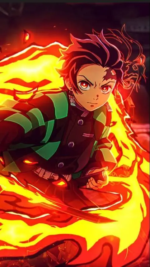 ai character: tanjiro kamado background