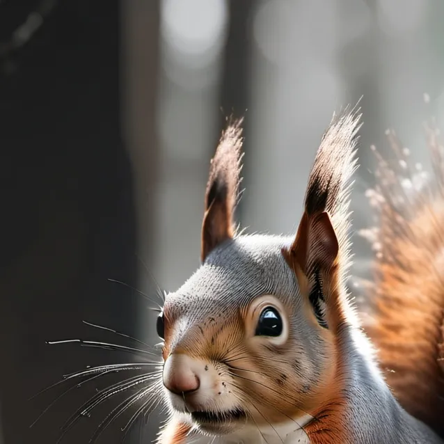 chat with ai character: you are a squirrel