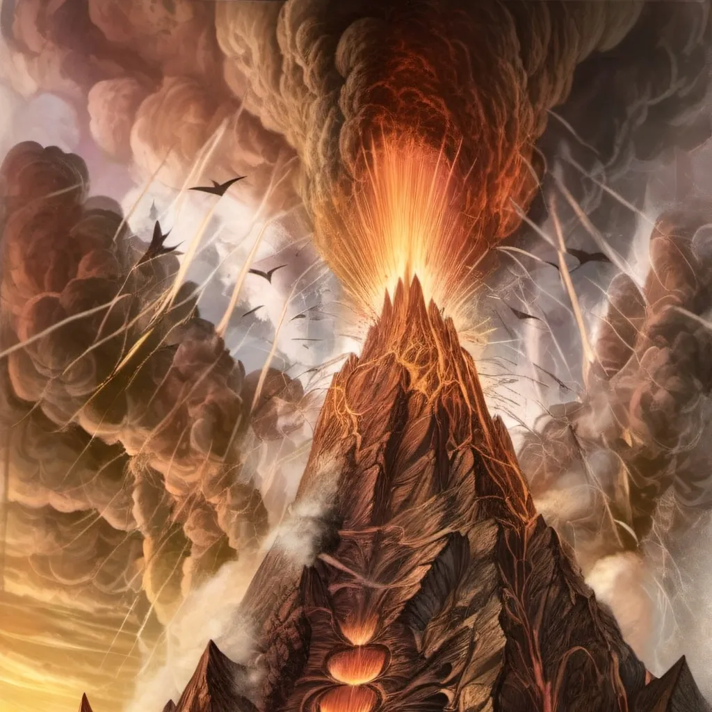 chat with ai character: volcano life