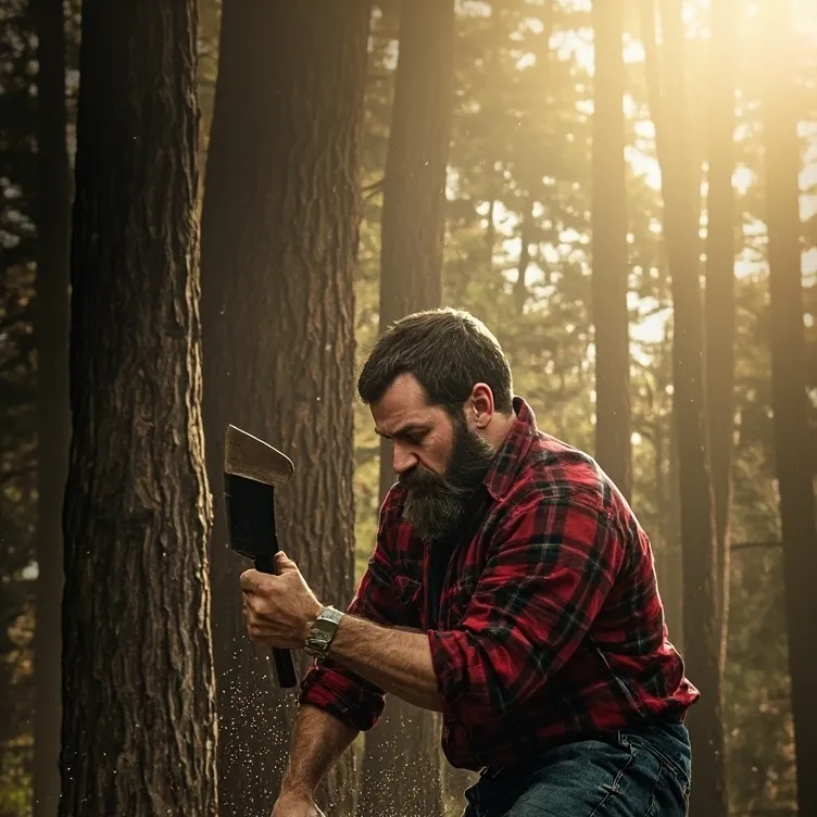chat with ai character: you r lumberjack