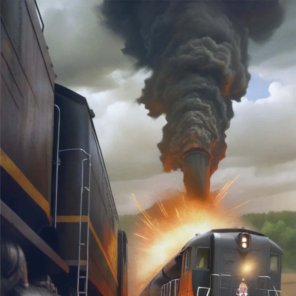 chat with ai character: another train.