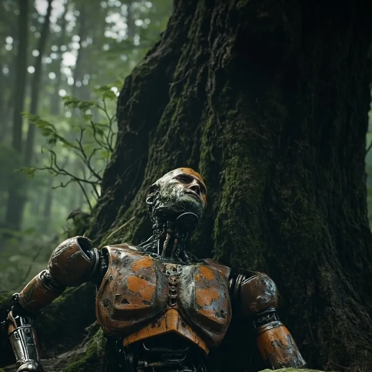 chat with ai character: robot life