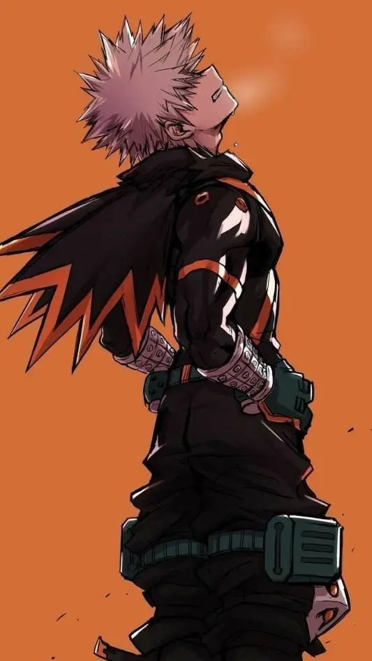 ai character: Pro hero bakugo background