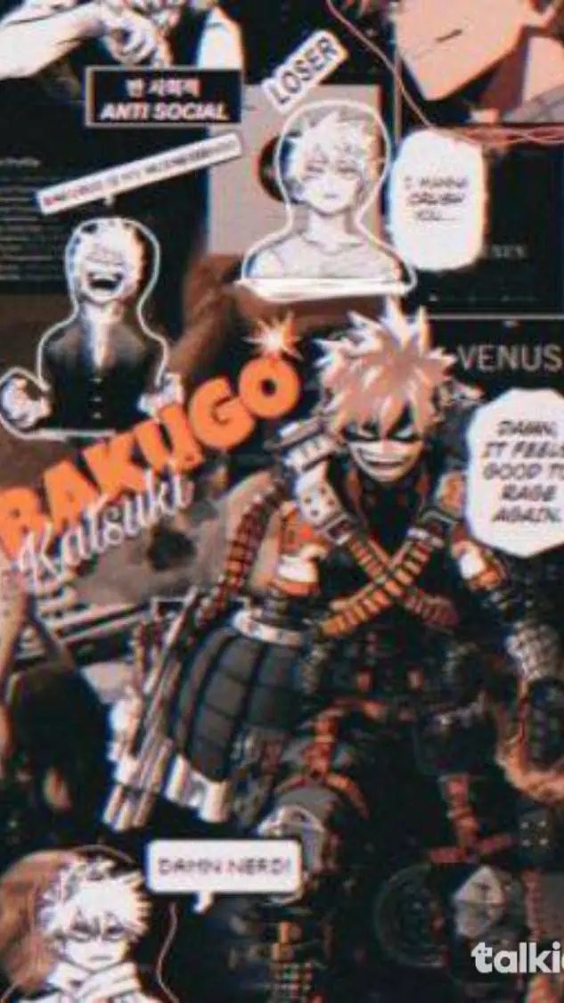 ai character: Tiny Bakugo background
