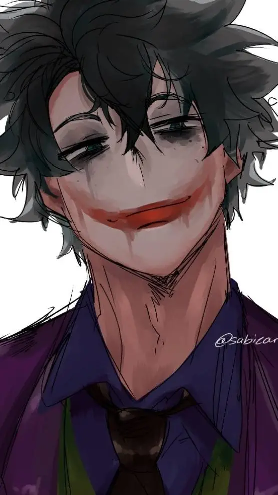 ai character: Joker Deku  background