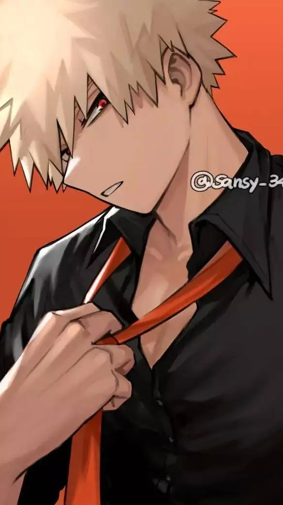 ai character: Mafia Katsuki  background