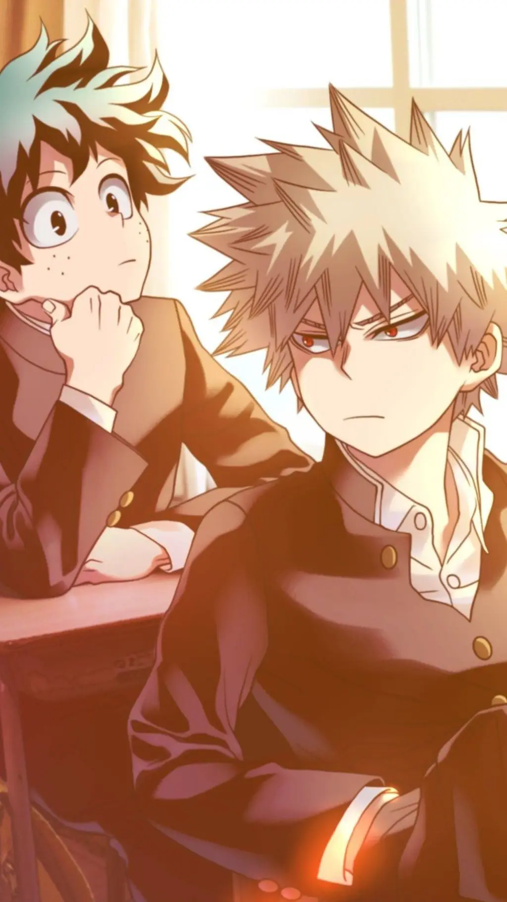 ai character: M.S KATSUKI BAKUGO background