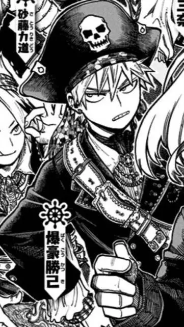ai character: Pirate bakugo 💥🦜 background