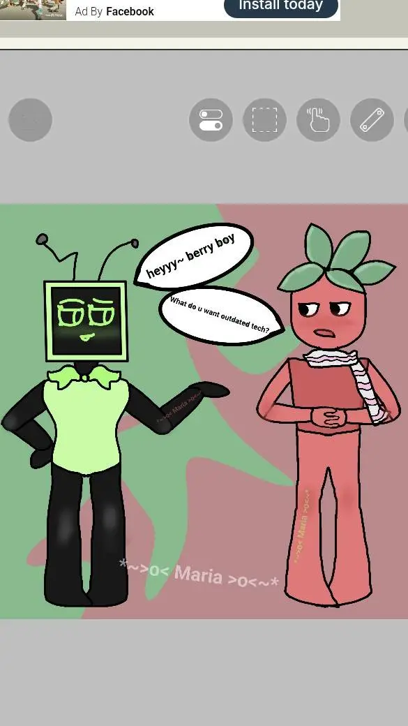 ai character: Berryvision  background