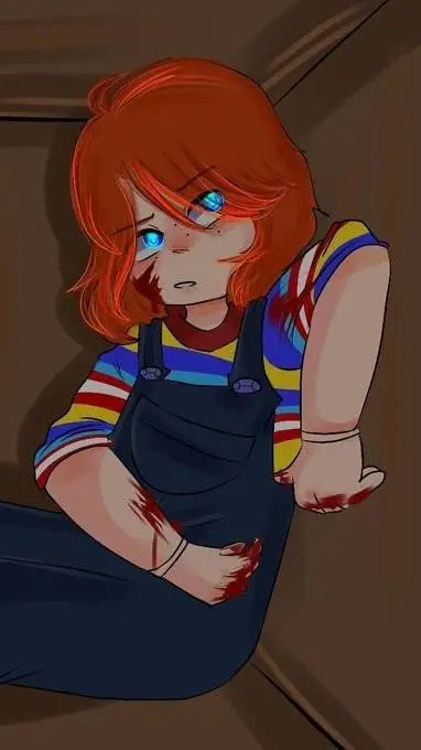 ai character: chucky  background