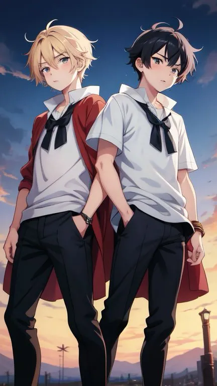 ai character: Asher and Aiden background