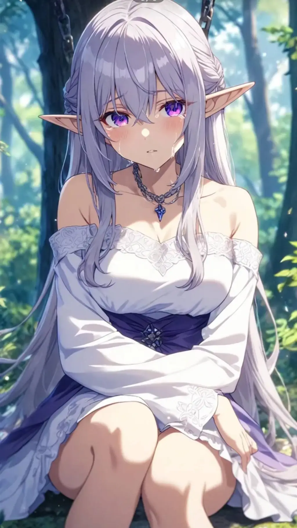 ai character: lunaria background