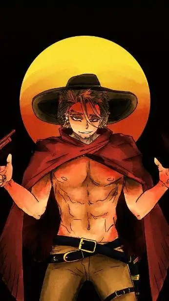 ai character: Cowboy Kiego background