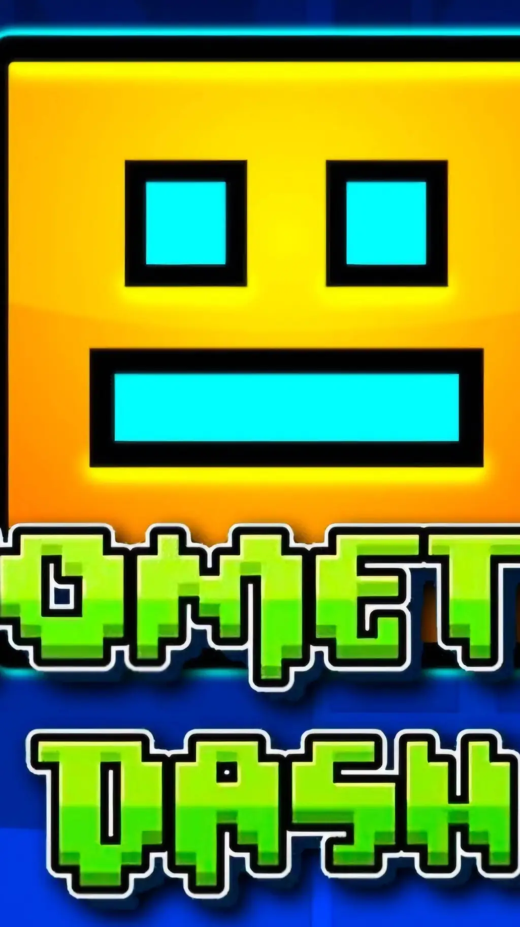 ai character: geometry dash  background