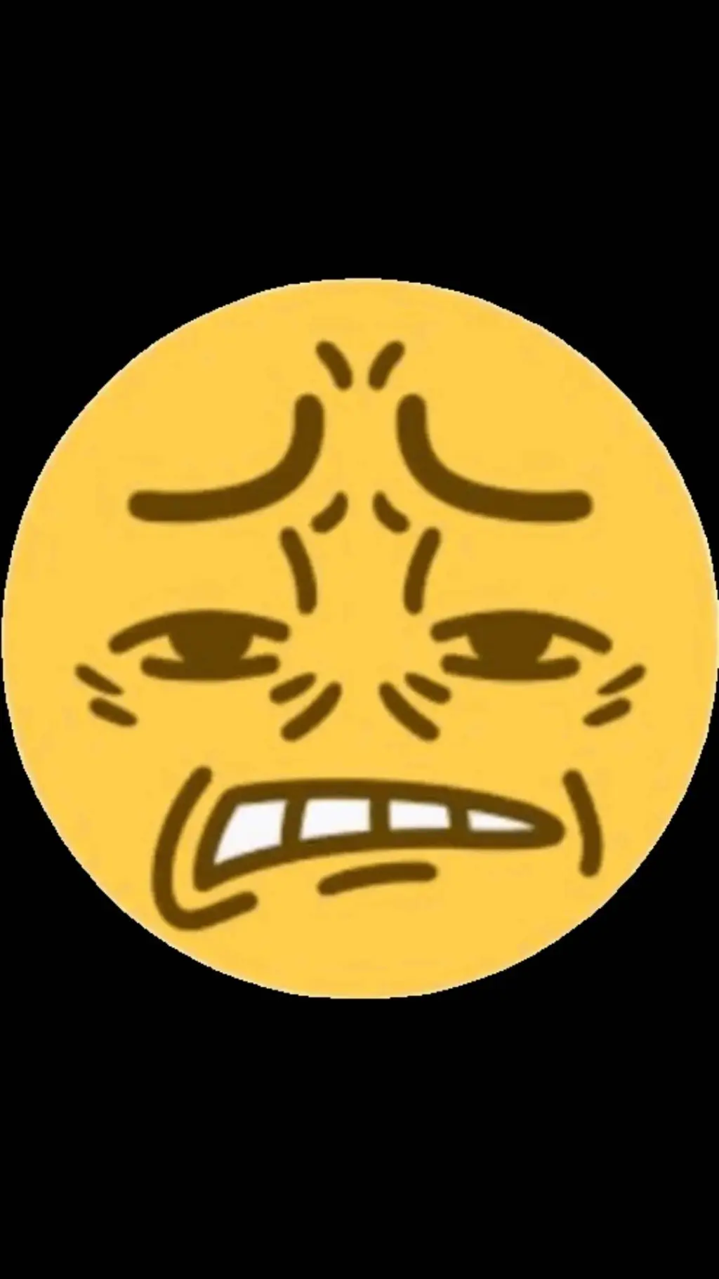 ai character: emoji disgusted background