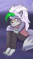 ai character: Sad Roxy #2 background