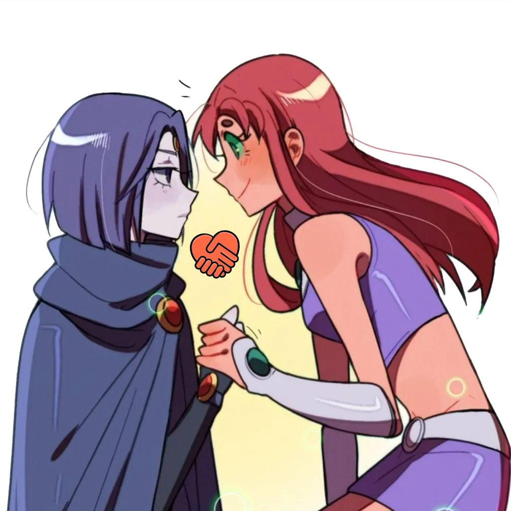 chat with ai character: "Starfire & Raven"