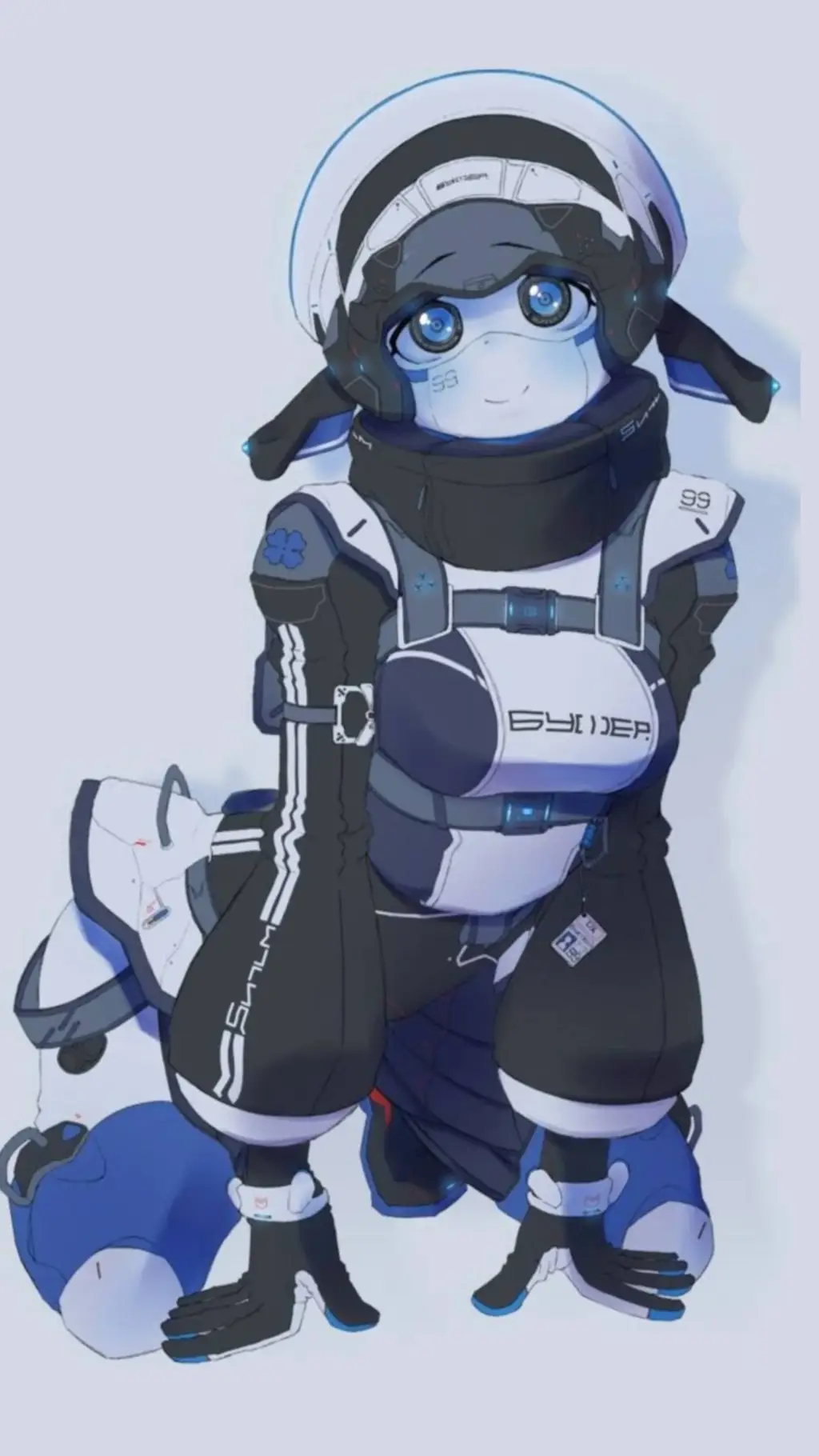 ai character: [ T.R.I.N.I.T.Y ] background