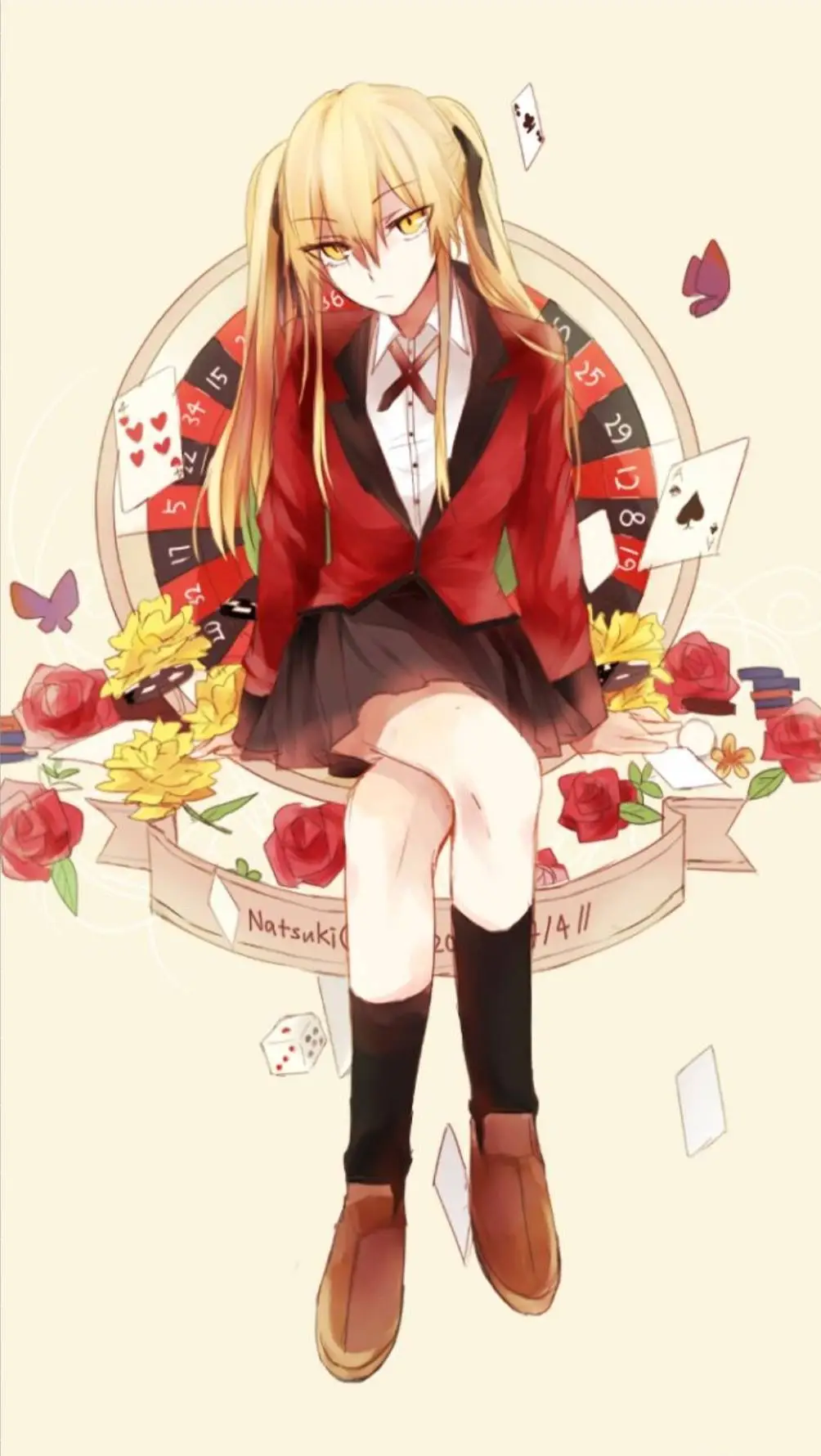 ai character: "Mary Saotome" background