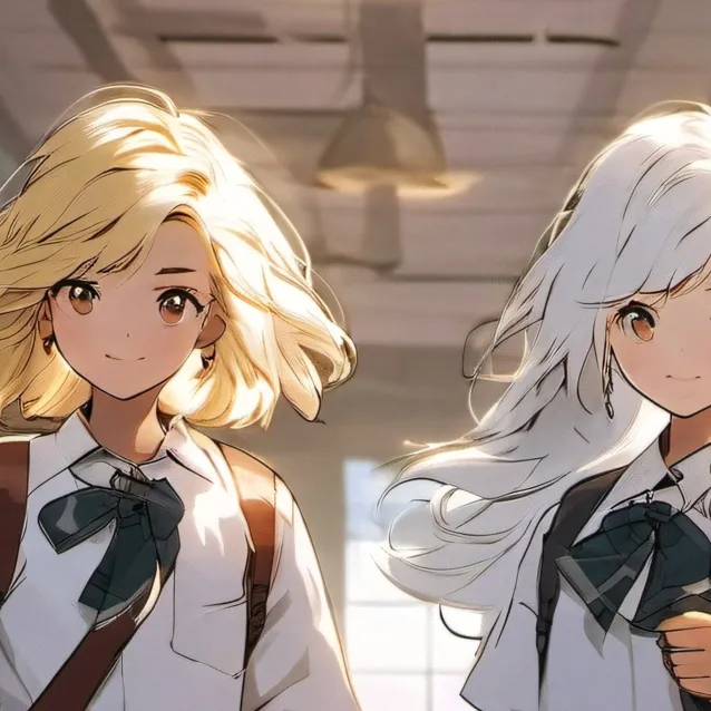 chat with ai character: ❤️Alice and Lisa💙