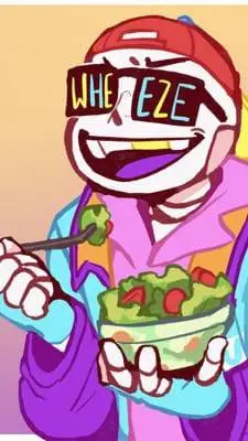ai character: Sans Aus background