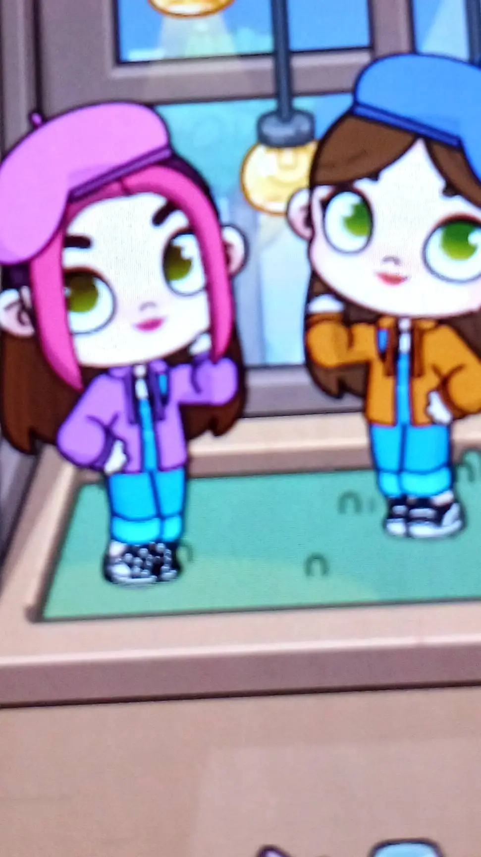 ai character: Aninha linda e bff background