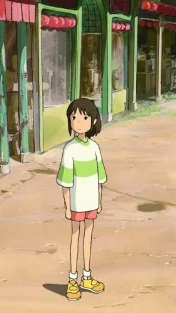 ai character: Chihiro's back background
