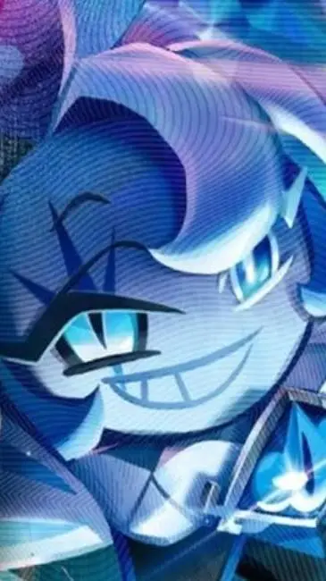 ai character: shadow milk cookie background