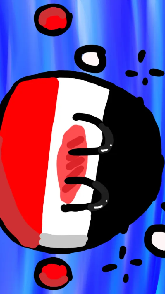 ai character: Countryballs background