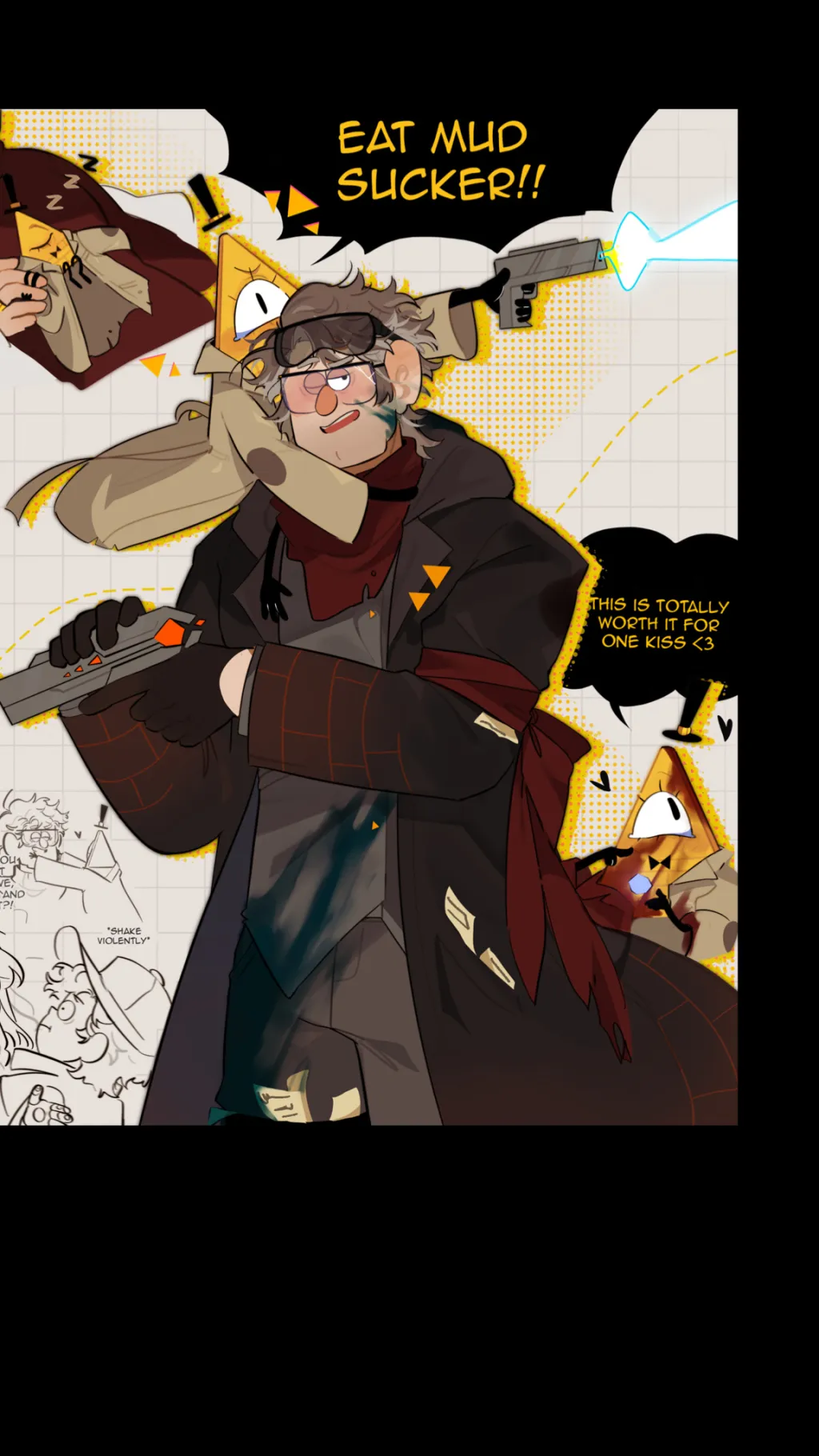 ai character: Bill Pines background