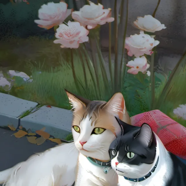 chat with ai character: abando dog and cat