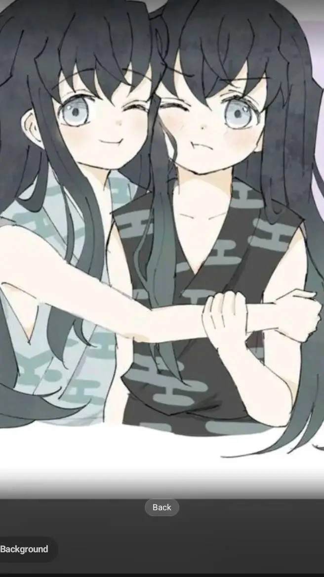 ai character: Yui and mui background