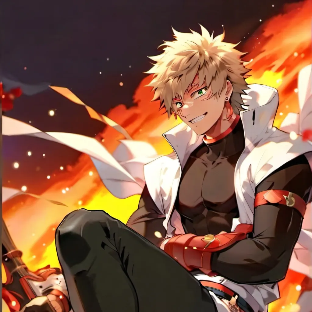 chat with ai character: Bakugo fou 😮