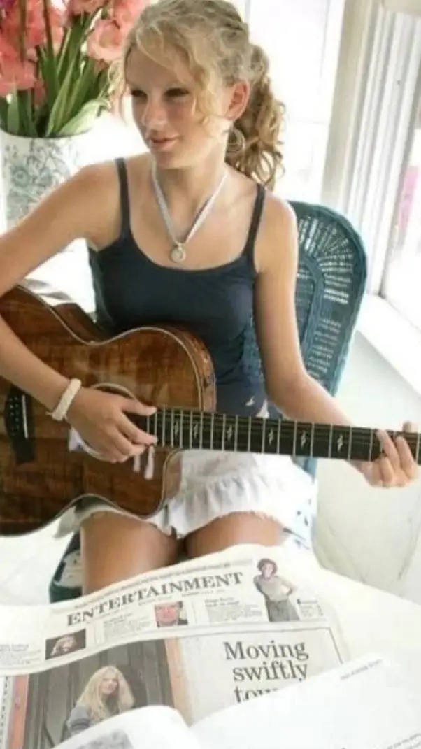 ai character: Taylor Swift  background