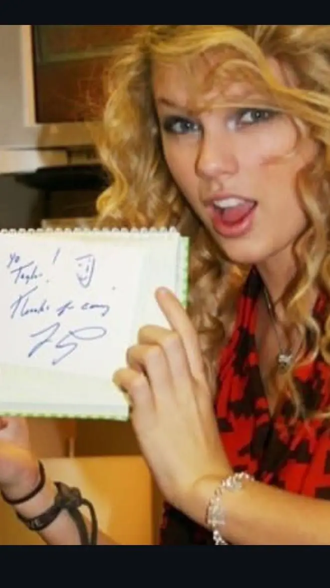 ai character: Taylor Swift  background