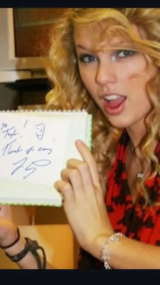 ai character: Taylor Swift  background