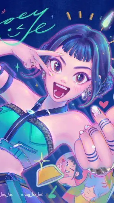 ai character: Zoey background