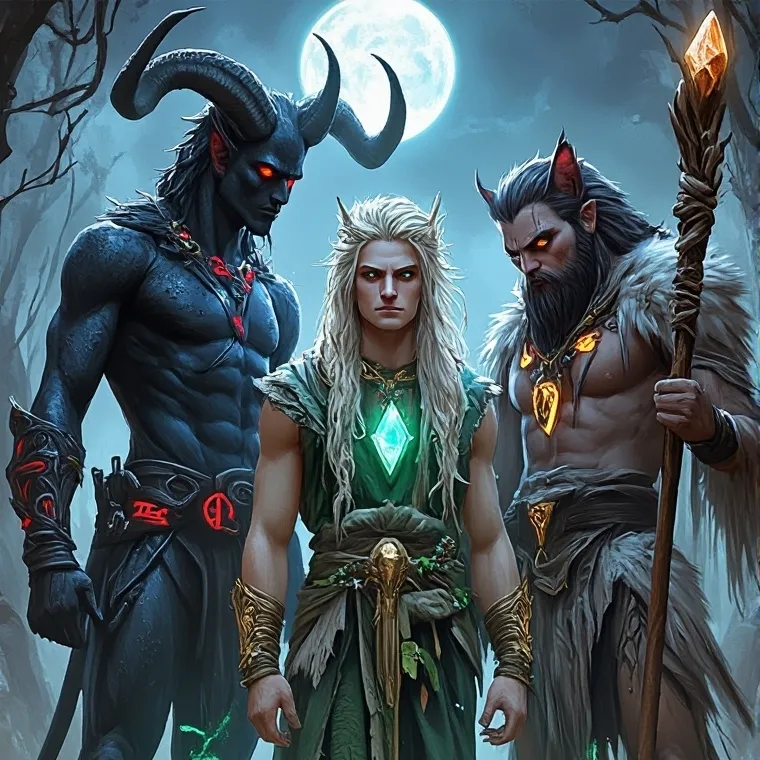chat with ai character: Kael, Dryad, Leon