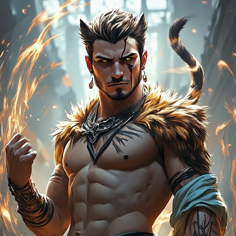 chat with ai character: Beastborn 